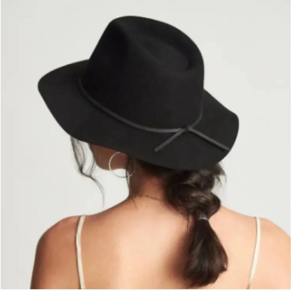 Brixton Wesley Fedora Hat Black size XS